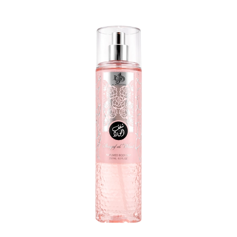 Al Wataniah Shagaf al Ward - Body Splash 250ml Produto: Al Wataniah Shagaf al Ward - Body Splash 250ml