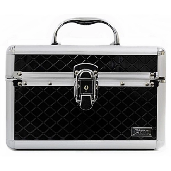 MALETA MAQUIAGEM MÉDIA REFORÇADA PRETA CISNE 2 BANDEJAS CSN-L5131 Produto: MALETA MAQUIAGEM MÉDIA REFORÇADA PRETA CISNE 2 BANDEJAS CSN-L5131