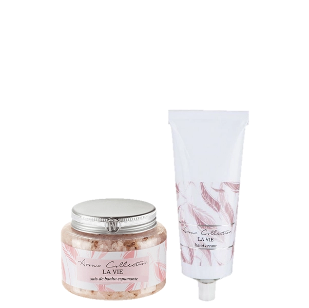 Produto: Hidratante de Maos e Sais de Banho Kit La Vie Flora Vie