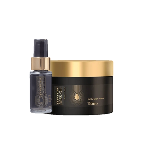 Kit Sebastian Professional Dark Oil Mascara Capilar 150ml e Oleo Capilar 30ml Produto: Kit Sebastian Professional Dark Oil Mascara Capilar 150ml e Oleo Capilar 30ml