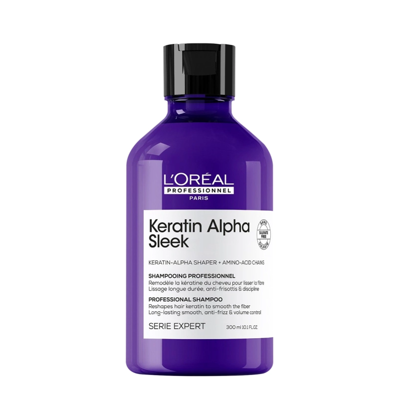 Produto: L'Oréal Professionnel Keratin Alpha Sleek Serie Expert - Shampoo 300ml