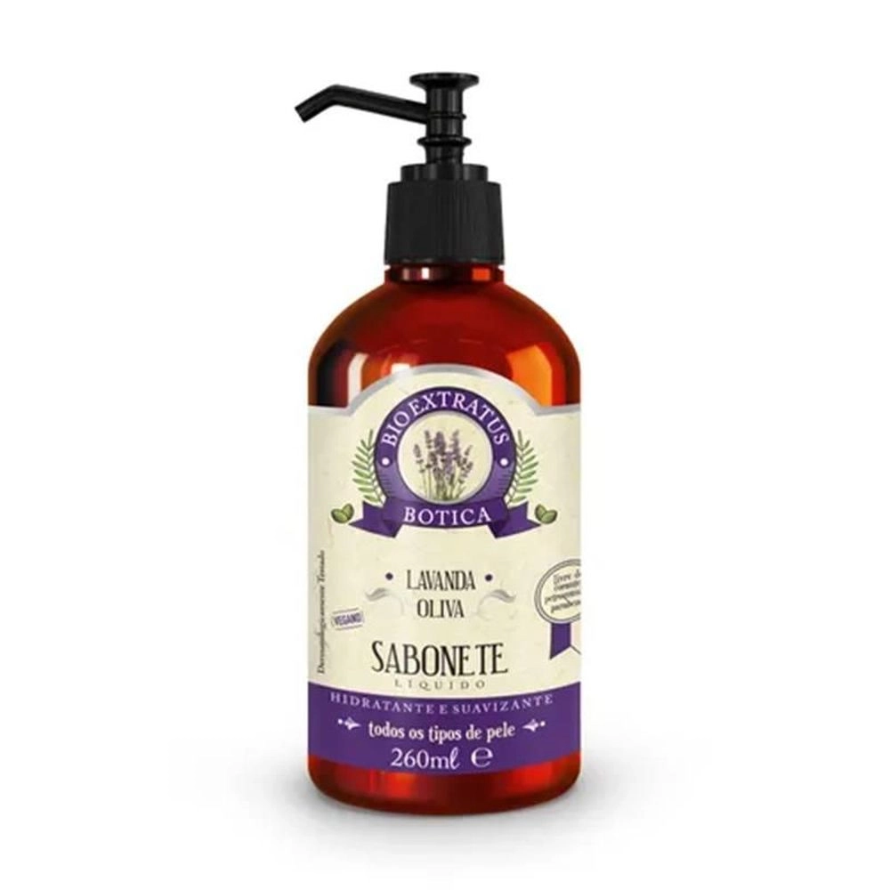 Produto: Sabonete Líquido Vegano Botica Lavanda 260ml