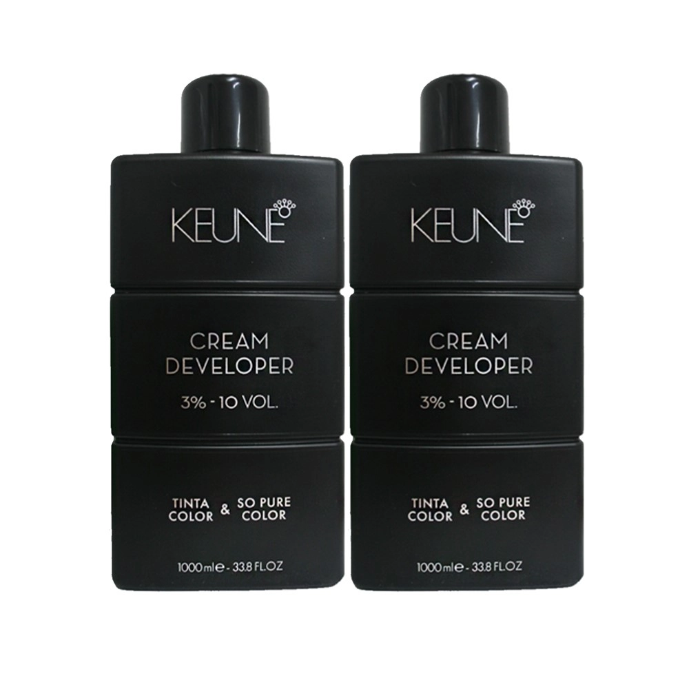 Produto: Kit Keune Tinta Color & So Pure Color 3% - 10 VOL  Oxidante Cremoso 1L (2 unidades)