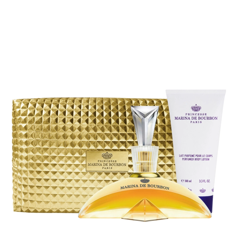 Marina de Bourbon Classique Kit Coffret Eau de Parfum (3 produtos) Produto: Marina de Bourbon Classique Kit Coffret Eau de Parfum (3 produtos)