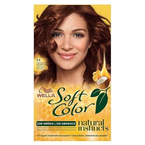 Tonalizante Soft Color 54 Castanho Acobreado Produto: Tonalizante Soft Color 54 Castanho Acobreado