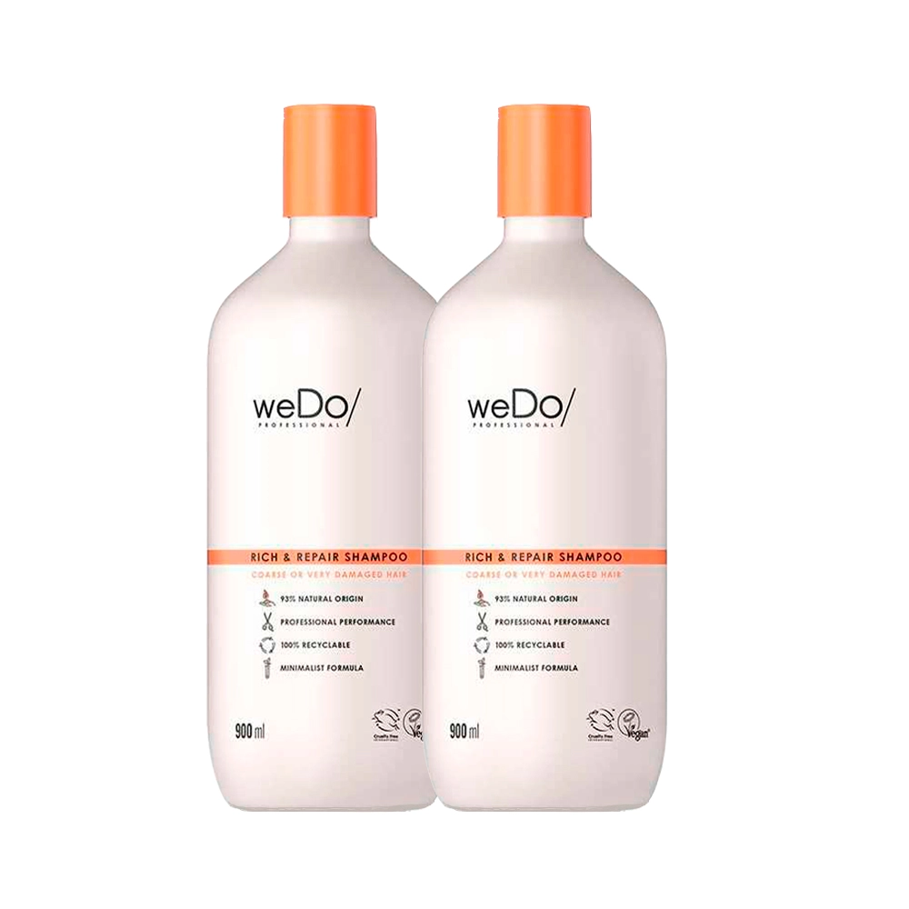 Kit WeDo Professional Rich & Repair - Shampoo 900ml (2 unidades) Produto: Kit WeDo Professional Rich & Repair - Shampoo 900ml (2 unidades)