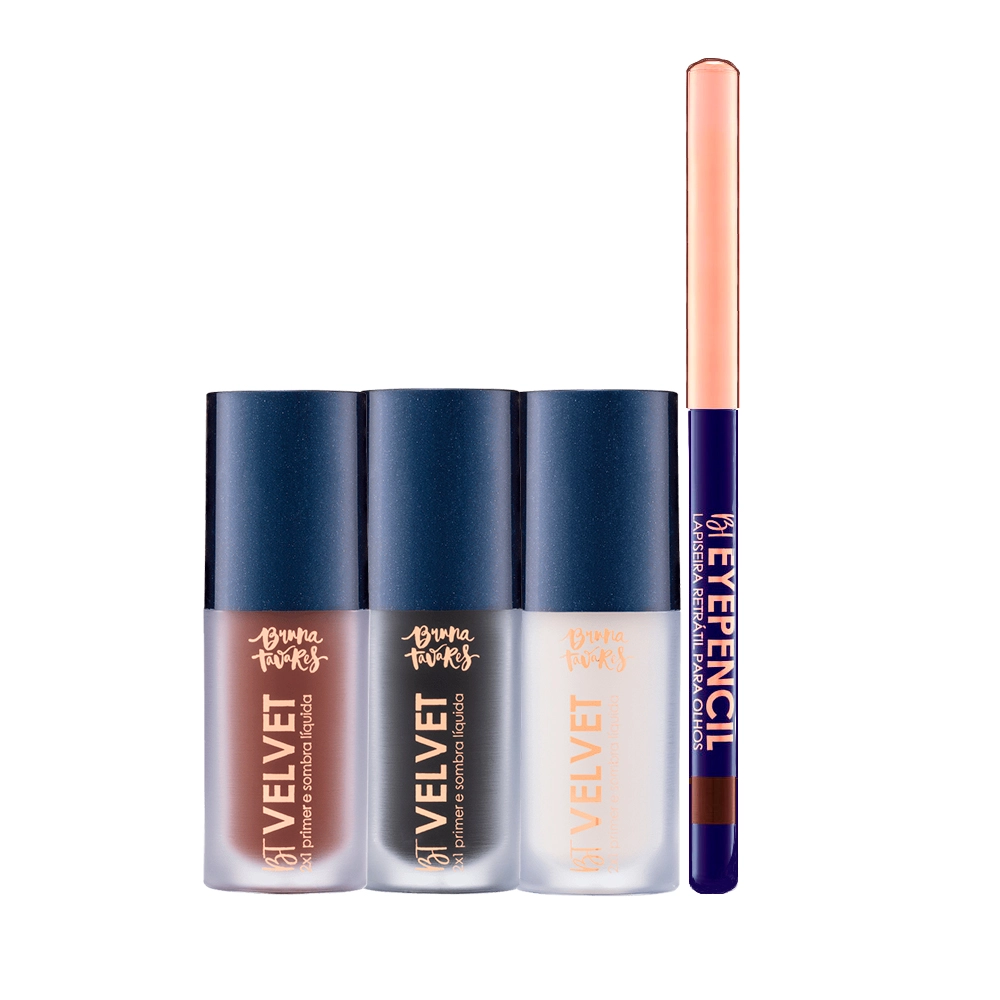 Produto: Kit EyePencil Brown  Velvet Black Off White e Brown (4 Produtos)