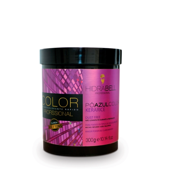 Hidrabell Color Po Descolorante Azul com Kerarice 300gr Produto: Hidrabell Color Po Descolorante Azul com Kerarice 300gr