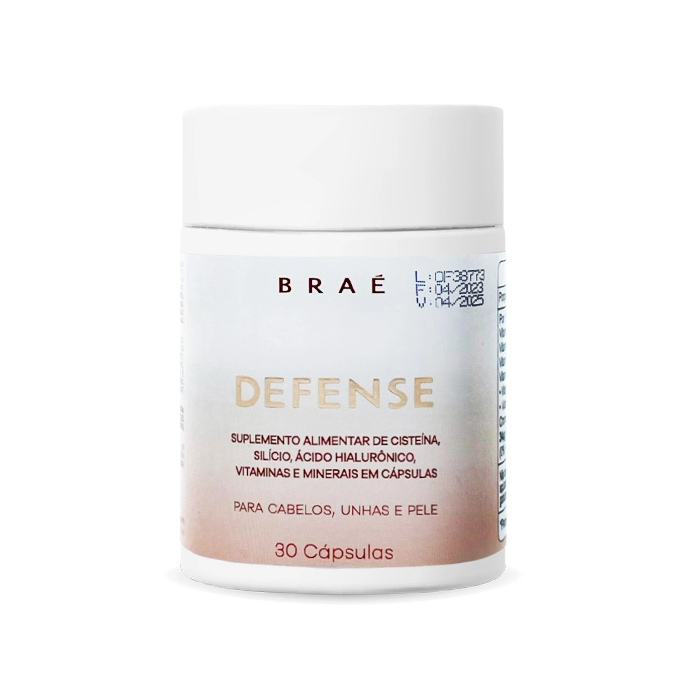 Produto: Braé Defense Antiqueda Hair Loss - Suplemento Alimentar 30 Cápsulas