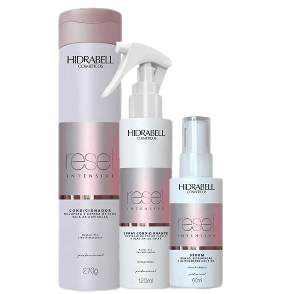 Produto: Kit Hidrabell Reset Intensive Cabelos Macios (3 Produtos)