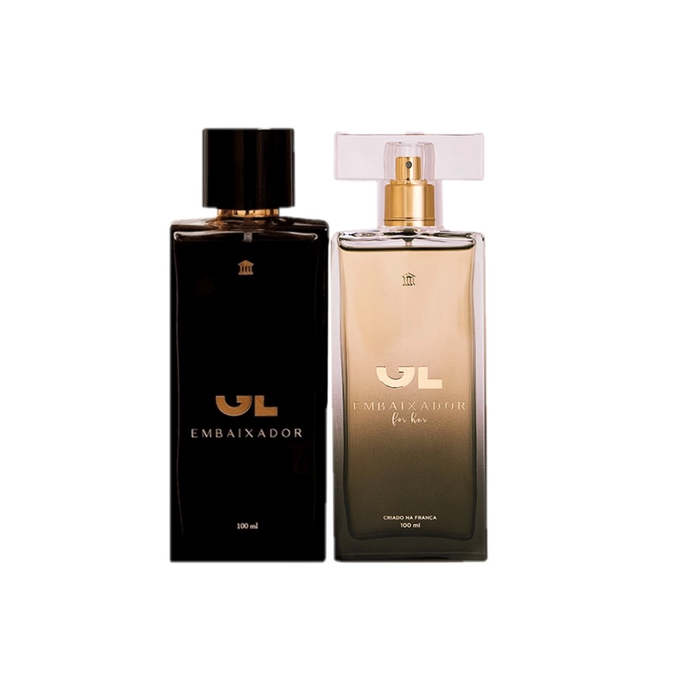 Kit Gusttavo Lima Embaixador e Embaixador For Her - Perfume 100ml (2 produtos) Produto: Kit Gusttavo Lima Embaixador e Embaixador For Her - Perfume 100ml (2 produtos)