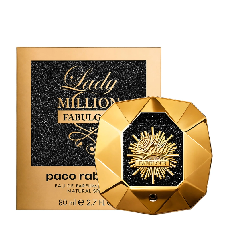 Paco Rabanne Lady Million Fabulous Eau de Parfum - Perfume Feminino 80ml Produto: Paco Rabanne Lady Million Fabulous Eau de Parfum - Perfume Feminino 80ml