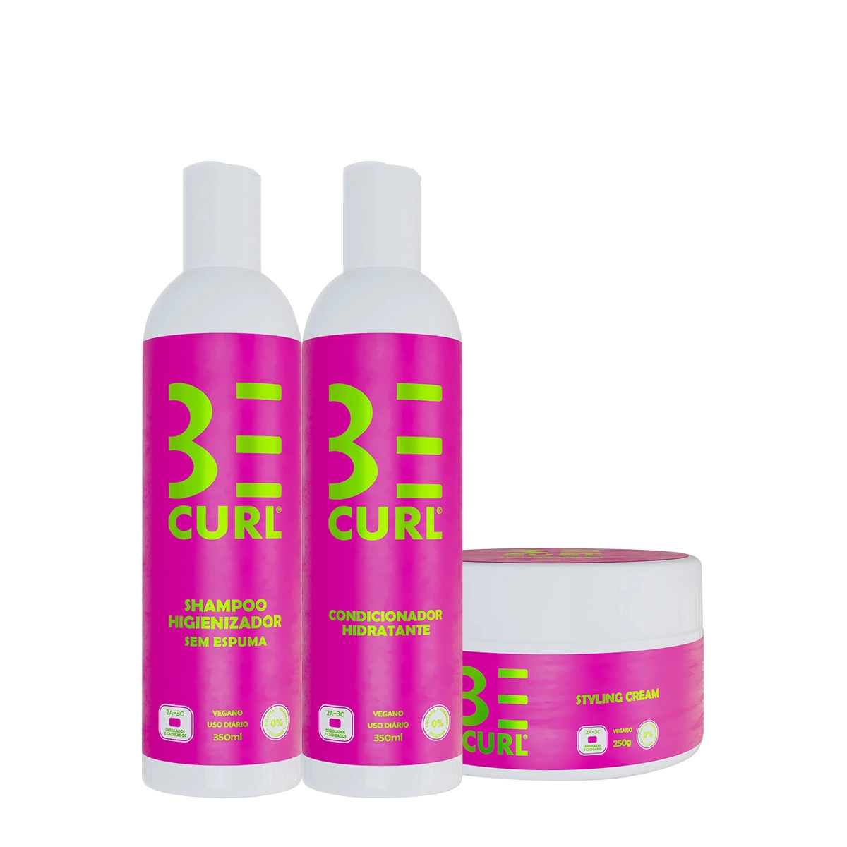 Produto: Kit Be Curl Home Care (3 produtos)
