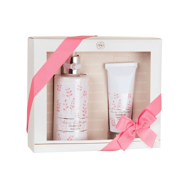 Produto: Flora Vie Kit Glamour Hidratante Corporal 250ml e Hidratante de Maos 70g