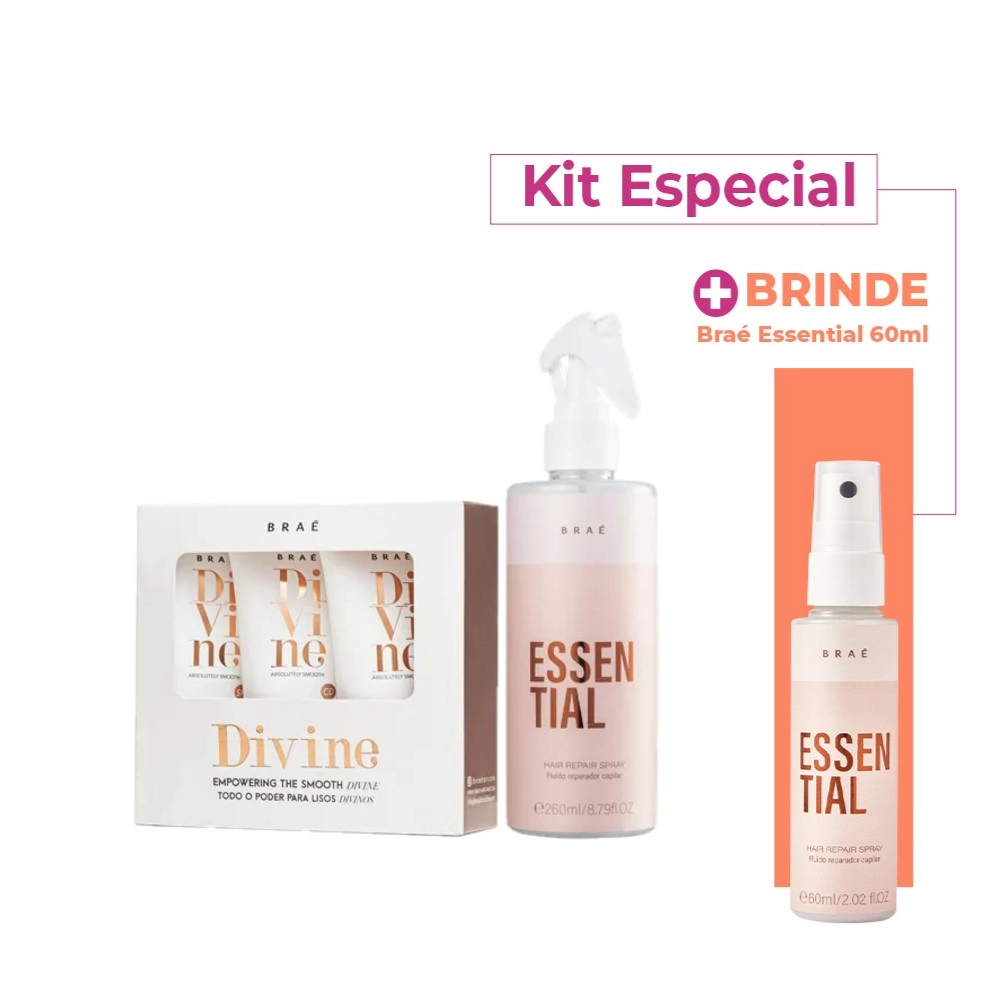 Produto: Kit Braé Divine Mini Travel Essential  (4 Produtos)