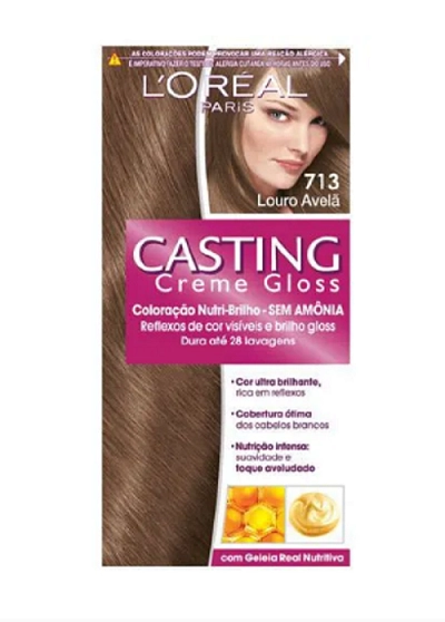 Produto: Tonalizante Casting  713 Louro Avelã