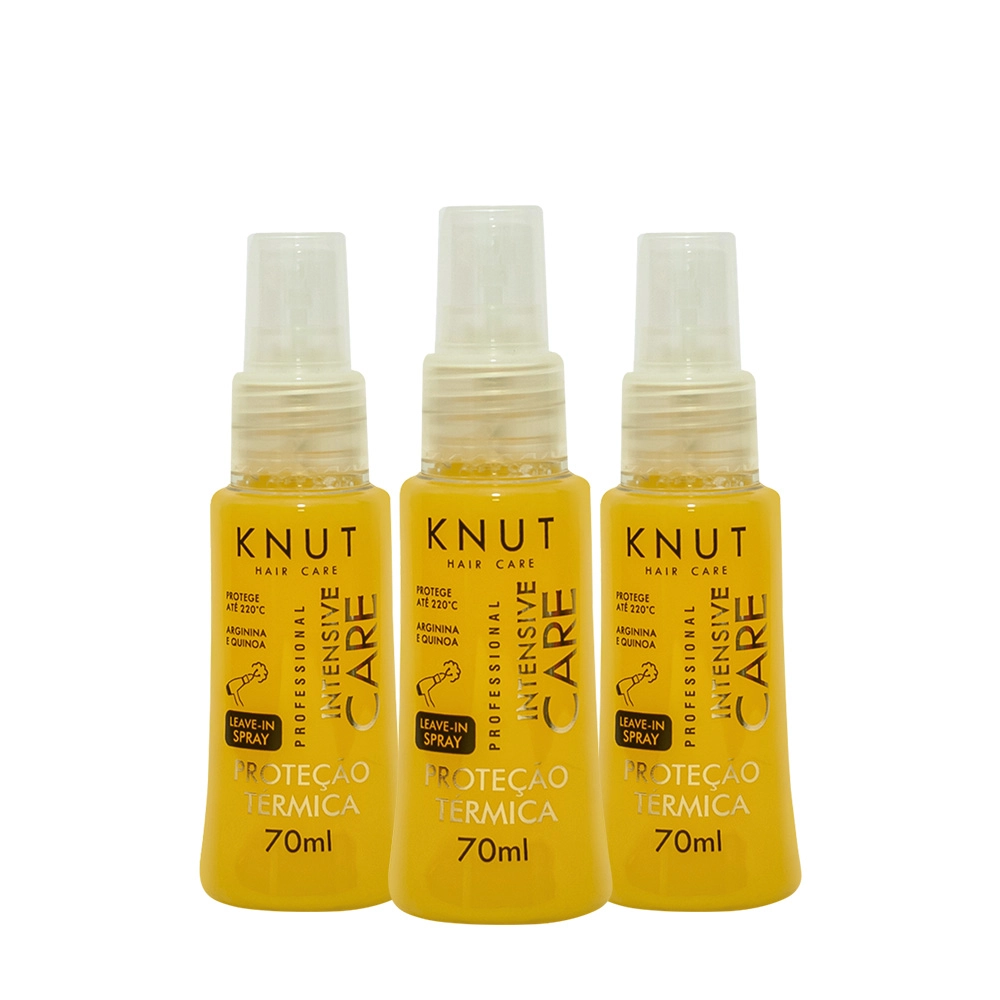 Produto: Kit Knut Intense Care Proteção Térmica - Leave-in 70ml (3 unidades)