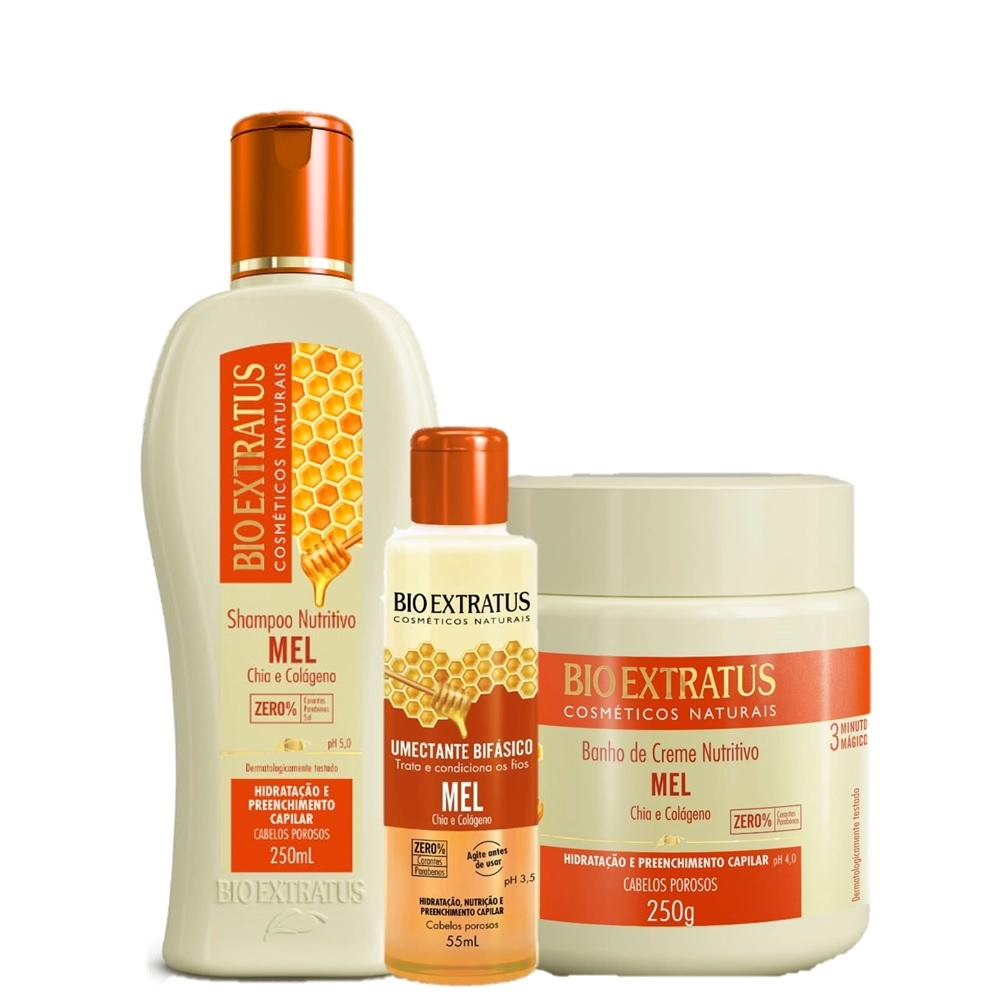 Produto: Kit Bio Extratus Mel Limpeza Nutritiva (3 Produtos)
