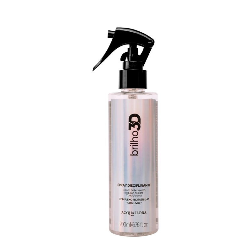 Acquaflora Brilho 3D - Spray Disciplinante 200ml Produto: Acquaflora Brilho 3D - Spray Disciplinante 200ml