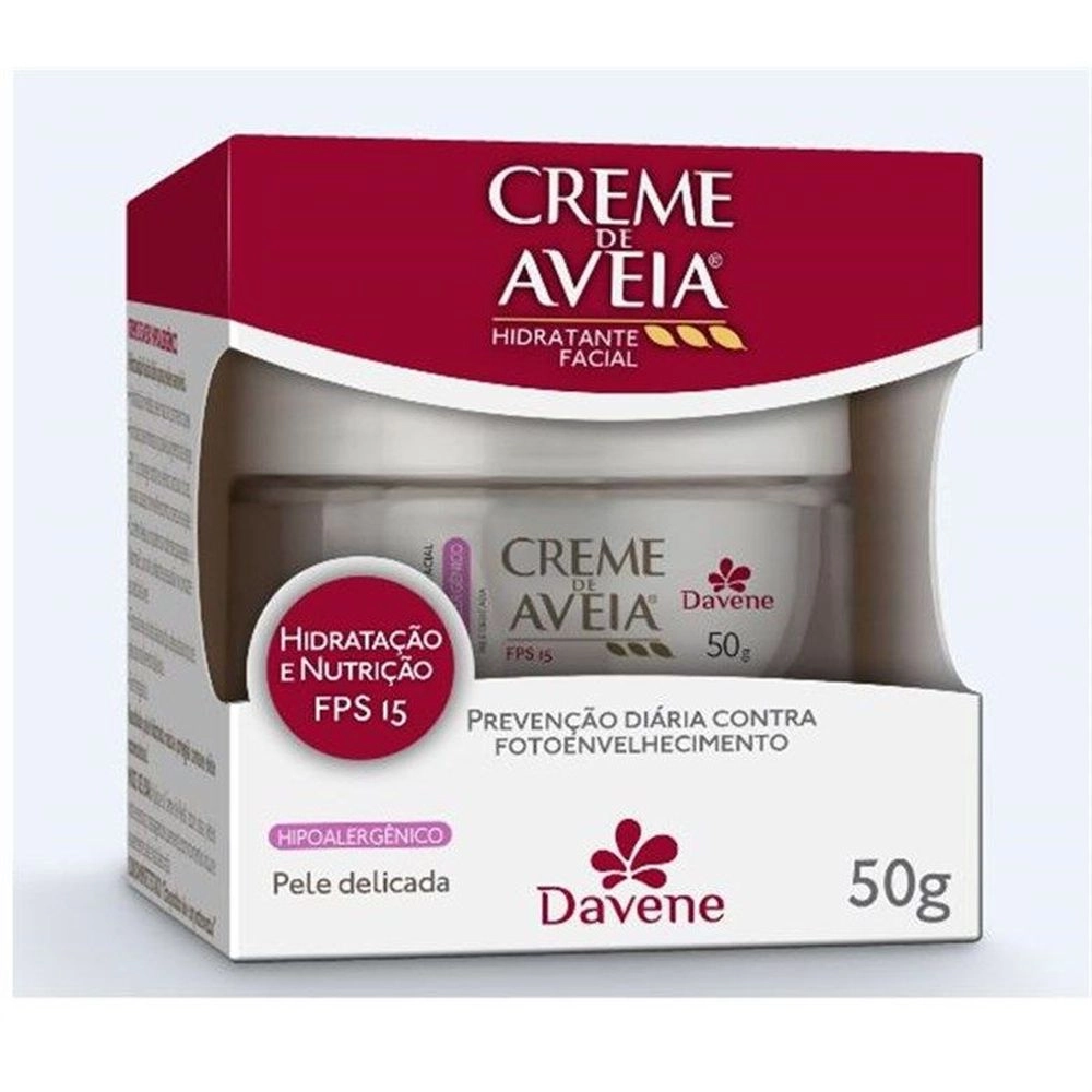 Produto: Creme Facial Hipo Cart 12X50G, Aveia