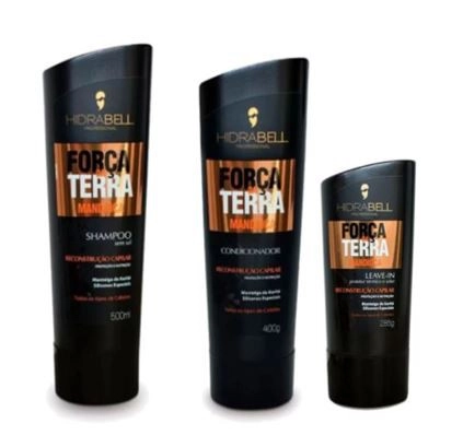 Produto: Kit Hidrabell Força da Terra Shampoo 500ml Condicionador 400ml e Leave in 285ml