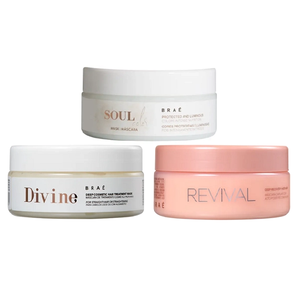 Produto: Braé Cronograma Capilar Color Máscara 200g (3 unidades)