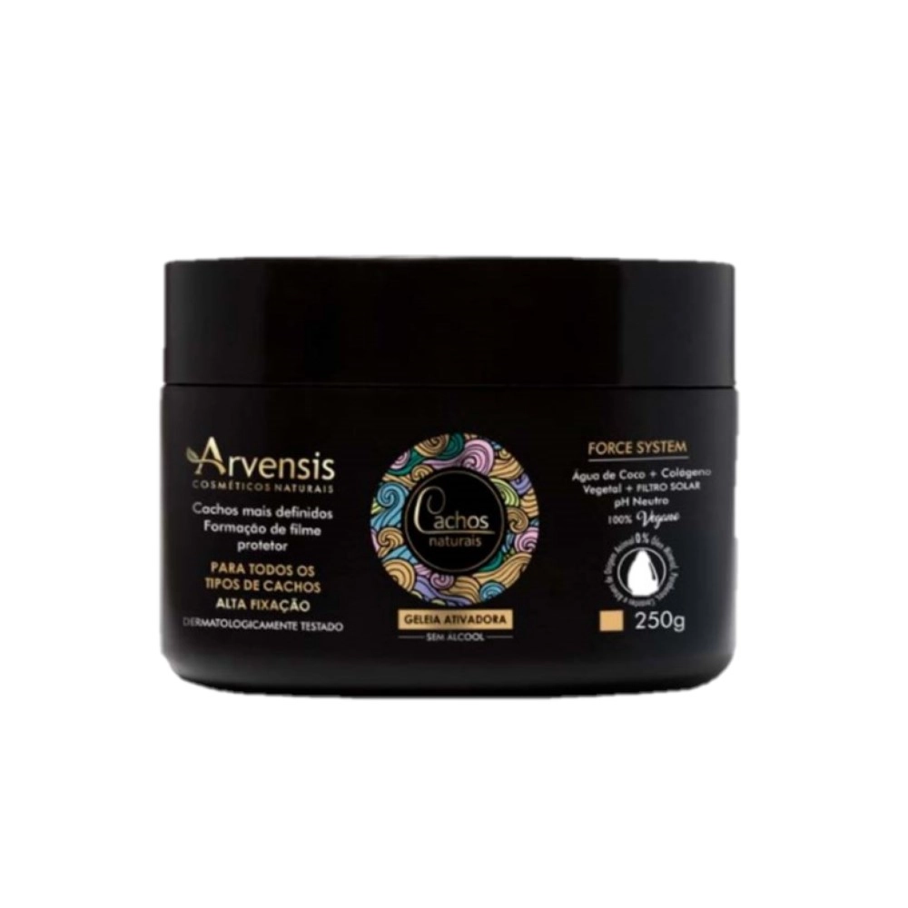 Arvensis_Cachos_Naturais_Geleia_Ativadora_250g_Evas Arvensis_Cachos_Naturais_Geleia_Ativadora_250g_Evas