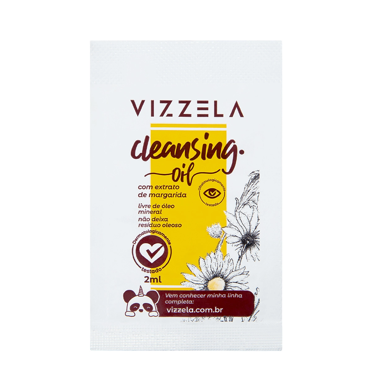Produto: Amostra Vizzela Cleasing Oil - Óleo Demaquilante 2ml