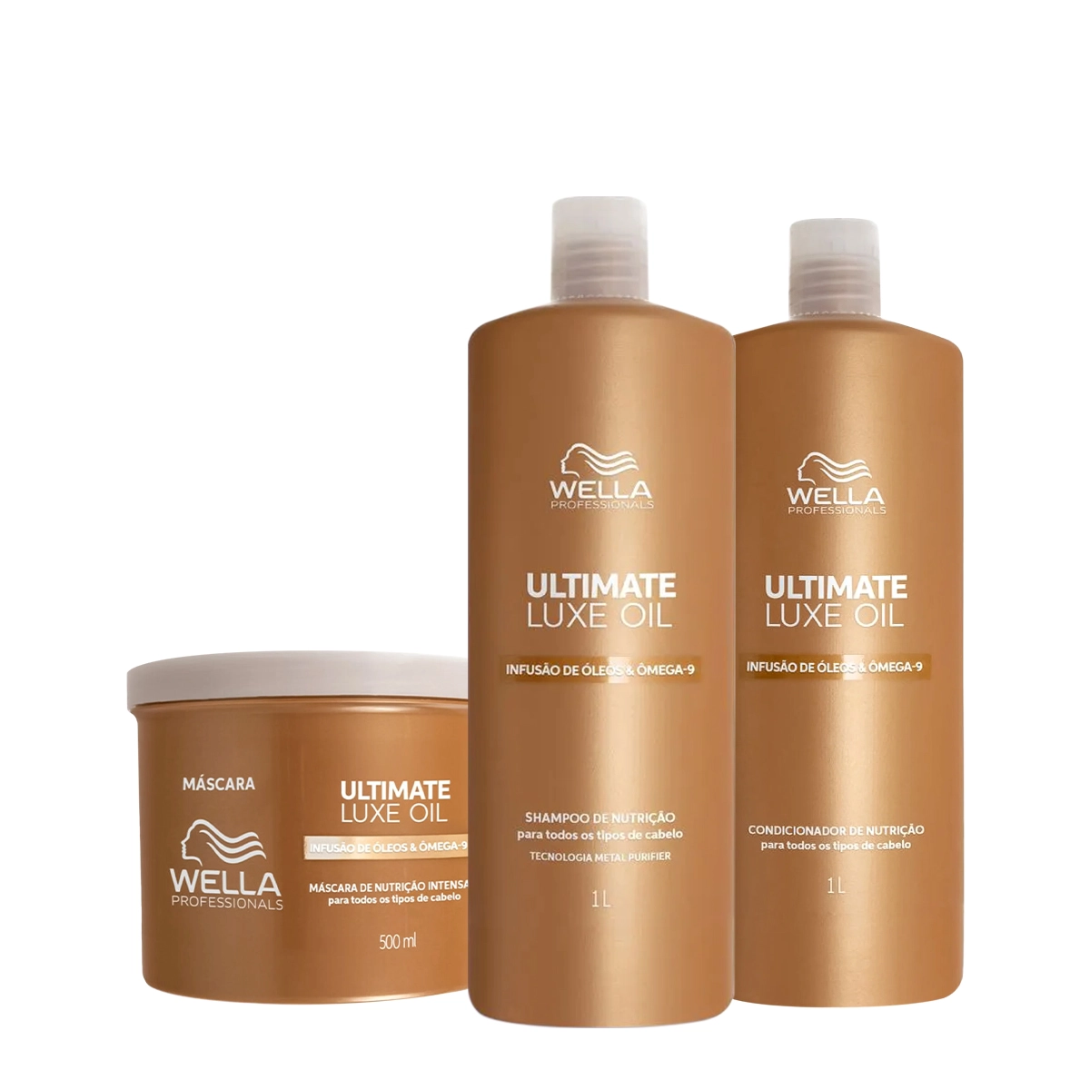 Produto: Kit Wella Professionals Ultimate Luxe Oil Shampoo Condicionador e Máscara (3 produtos)