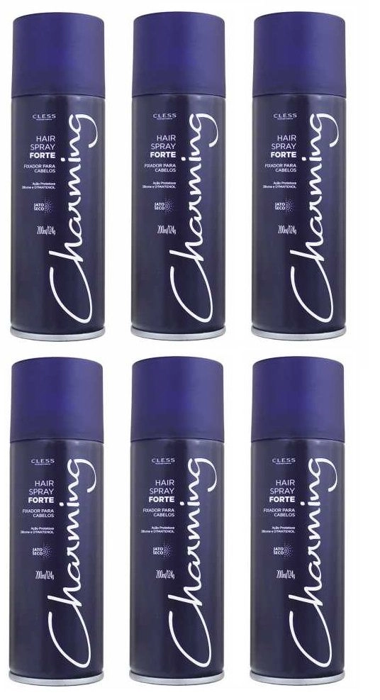 Produto: Hair Spray Charming Forte 200ml - 6 Unidades