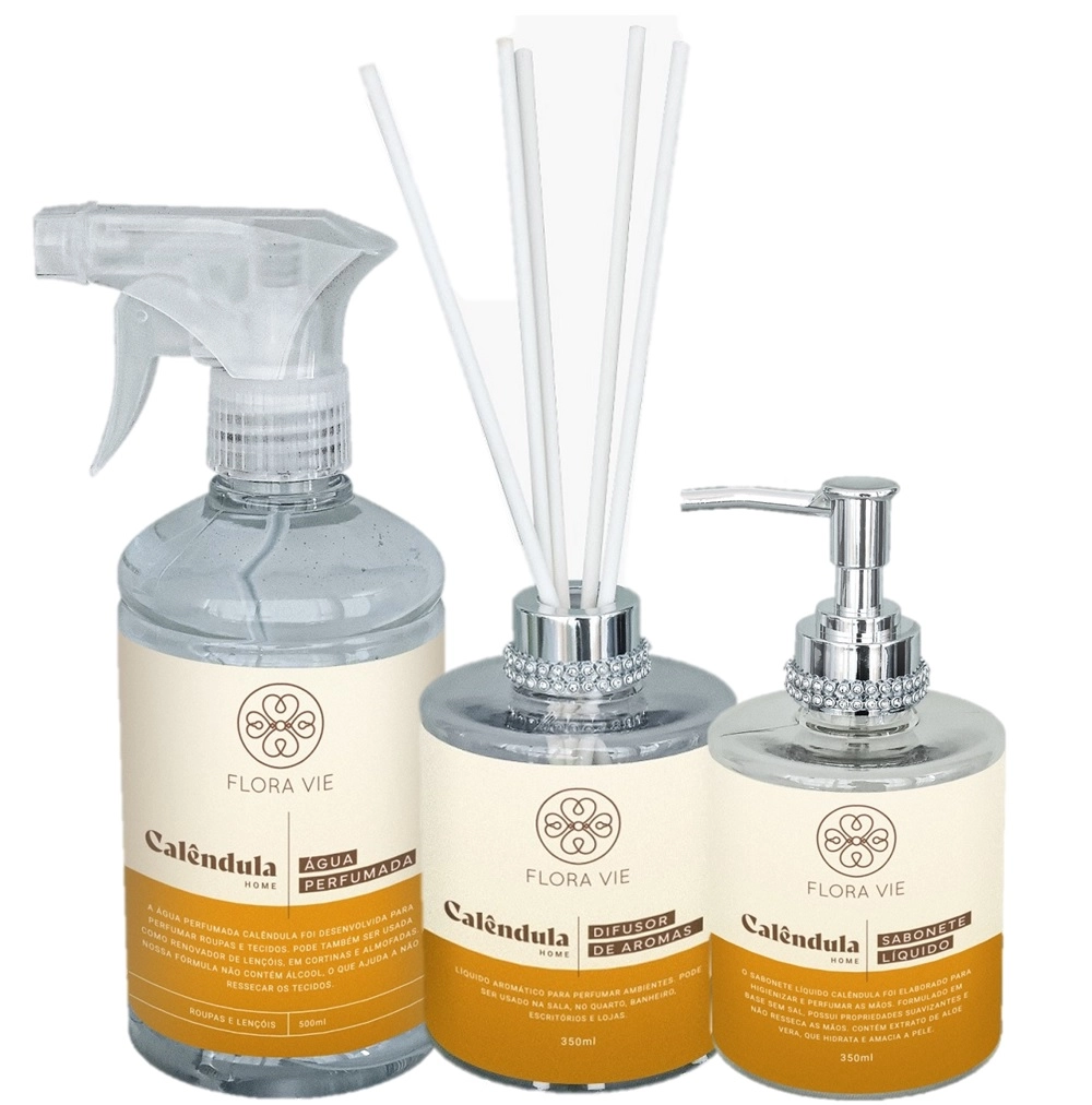 Produto: Kit Flora Vie Calendula Aroma Fragrantico (3 Produtos)