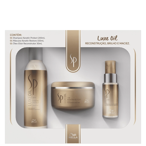 Produto: Sp System Professional Kit Luxe Oil Keratin Trio (3 Produtos)