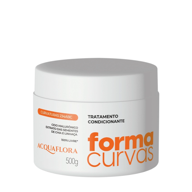Acquaflora Forma Curvas Definição Suave - Tratamento Condicionante 500g Produto: Acquaflora Forma Curvas Definição Suave - Tratamento Condicionante 500g