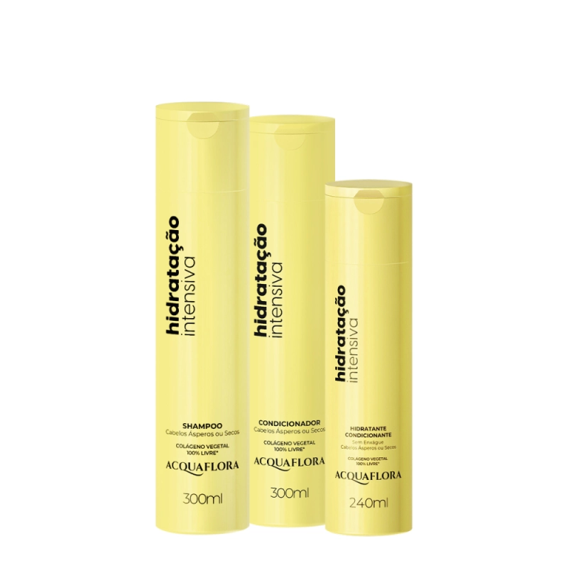 Produto: Kit Acquaflora Hidratação Intensiva Duo Hidratante (3 produtos)