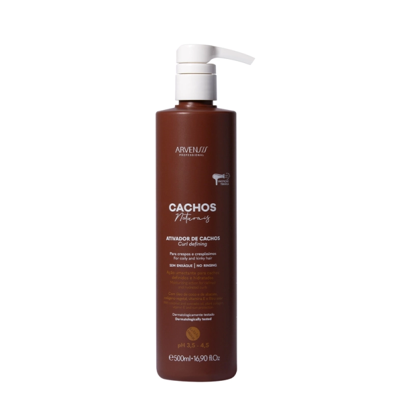 Produto: Arvensis  Cachos Naturais Crespos e Crespíssimos - Ativador de Cachos 500ml