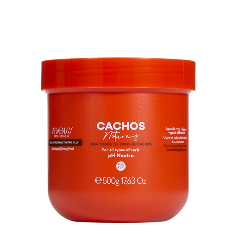 Produto: Arvensis Cachos Naturais Fixação Forte - Geleia Ativadora 500g