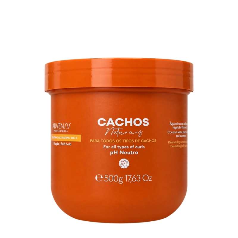 Produto: Arvensis Cachos Naturais Fixação Suave - Geleia Ativadora 500g