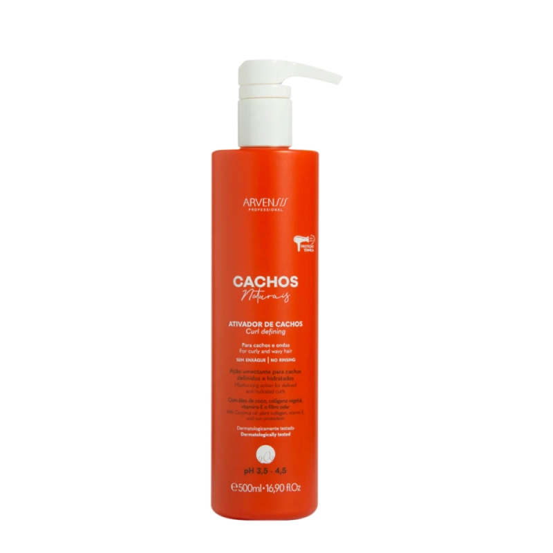 Arvensis Cachos Naturais Ondulados e Cacheados - Ativador de Cachos 500ml Produto: Arvensis Cachos Naturais Ondulados e Cacheados - Ativador de Cachos 500ml