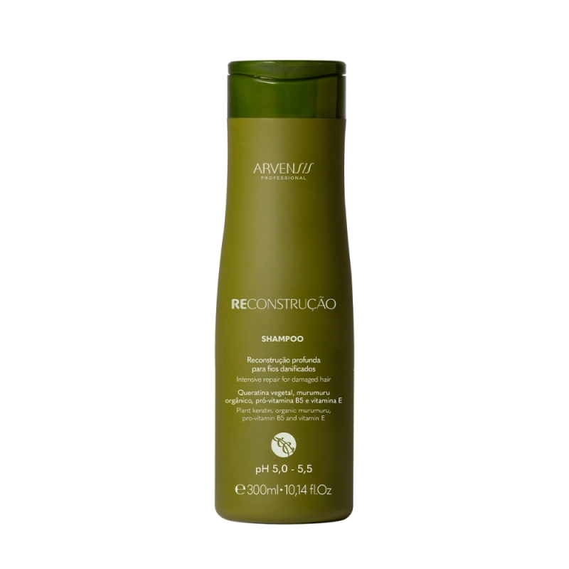 Arvensis Cosméticos Naturais Reconstrução - Shampoo 300ml Produto: Arvensis Cosméticos Naturais Reconstrução - Shampoo 300ml