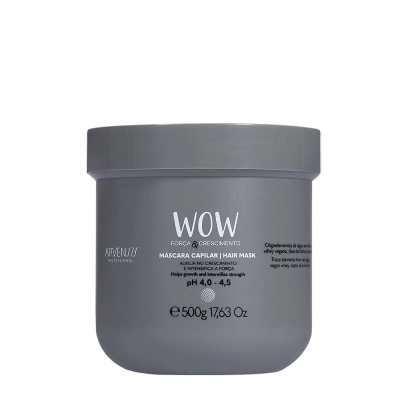 Arvensis Wow Força e Crescimento - Máscara 500g Produto: Arvensis Wow Força e Crescimento - Máscara 500g