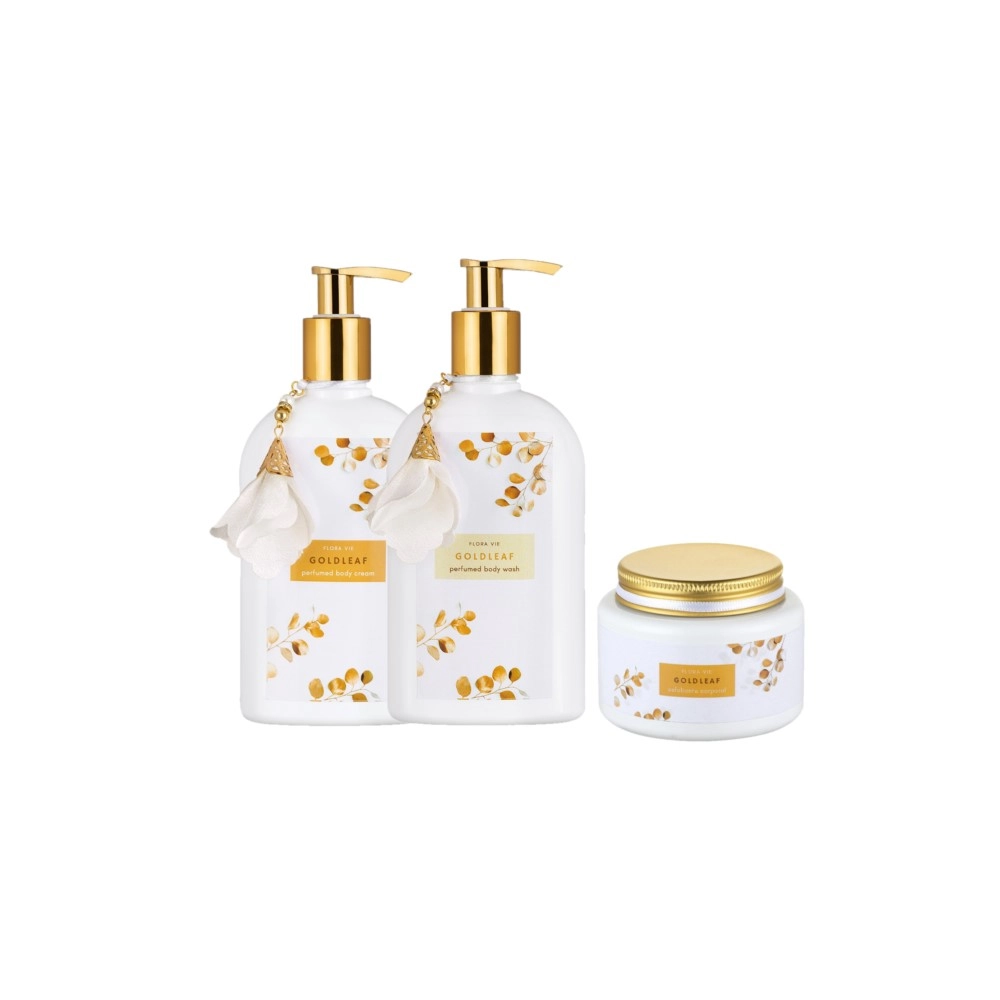 Produto: Kit Flora Vie Gold Leaf Trio (3 produtos)