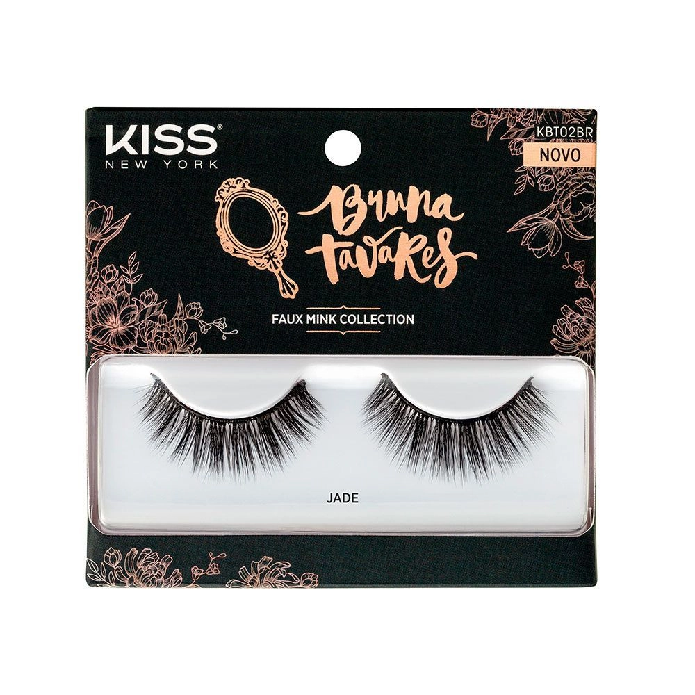 Produto: Cílios Postiços Inteiriços Kiss NY Bruna Tavares Jade 1 Par