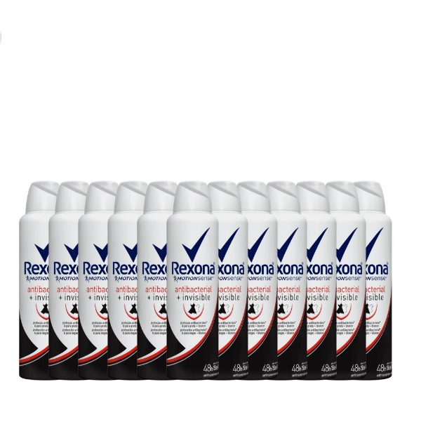 Produto: Rexona Antitranspirante Aerosol - Antibacterial + Invisible 150ml C/12