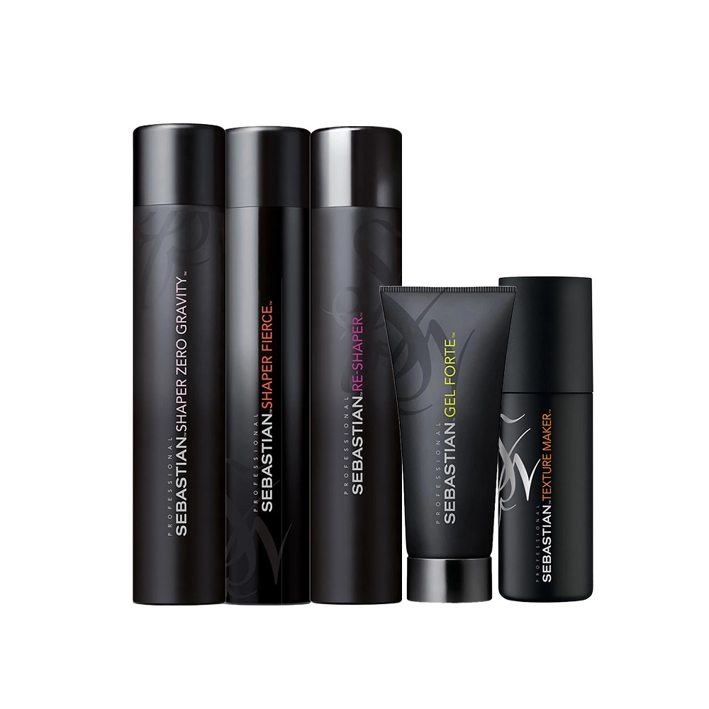 Produto: Kit Sebastian Professional Form Re-Shaper Fierce Zero Gel Maker (5 produtos)