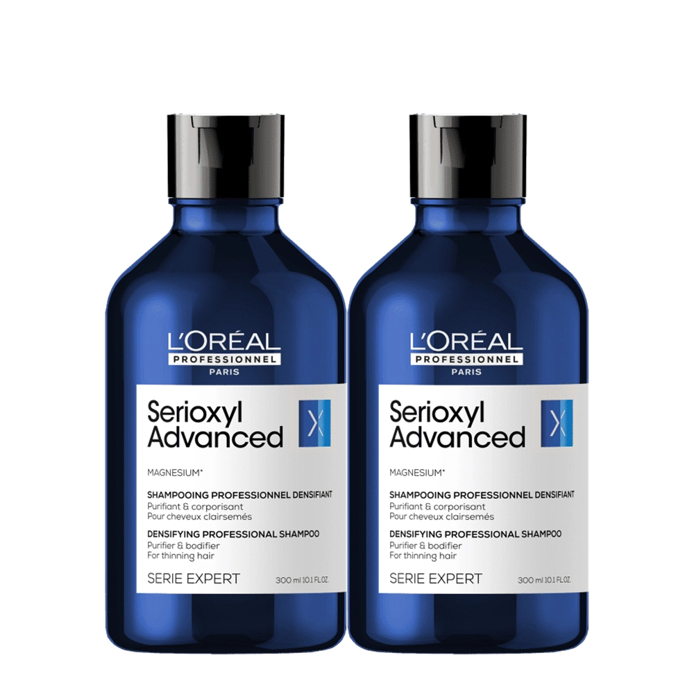 Produto: Kit L'Oréal Professionnel Serie Expert Serioxyl Advanced - Shampoo Densificante 300ml (2 unidades)