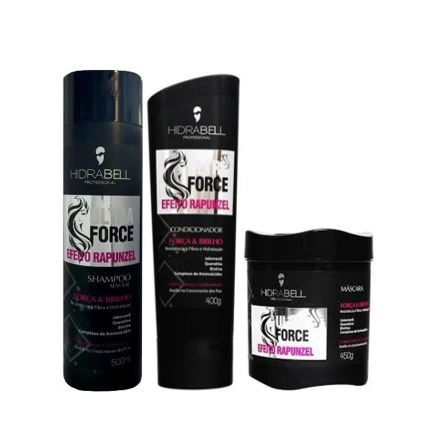 Produto: Kit Hidrabell Ultra Force - Shampoo e Condicionador + Máscara
