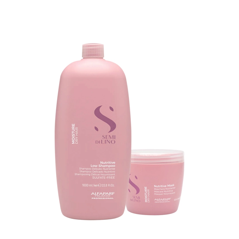 Produto: Kit Alfaparf Semi di Lino Moisture Nutritive - Nutrição e Maciez (2 produtos)