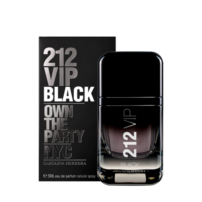 Carolina Herrera 212 VIP Black Eau de Parfum - Perfume Masculino 50ml Produto: Carolina Herrera 212 VIP Black Eau de Parfum - Perfume Masculino 50ml