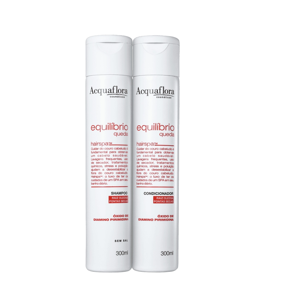 Produto: Kit Acquaflora Equilibrio Queda Raiz Oleosa Pontas Secas Antiqueda (2 Produtos)