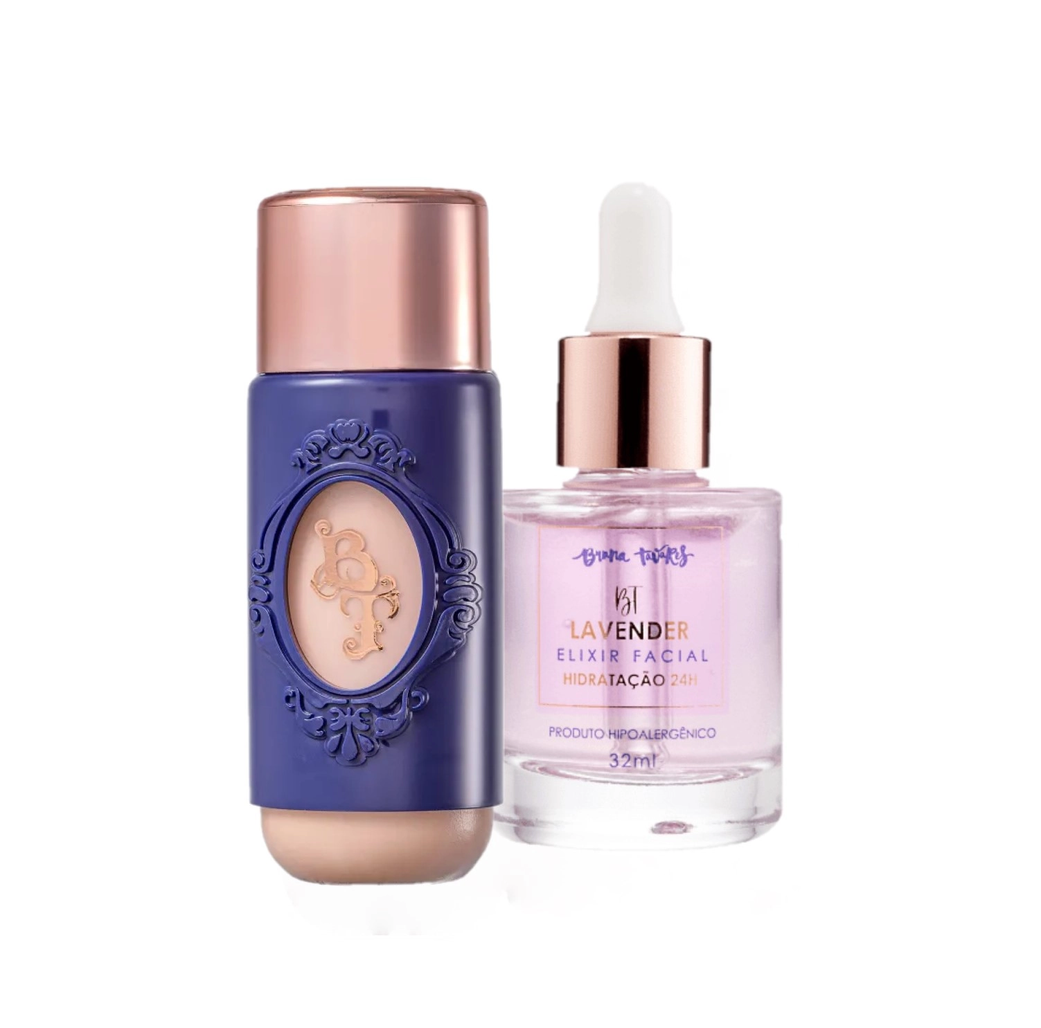 Produto: Kit Bruna Tavares Base M10 Lavander Preparação da Pele (2 produtos)